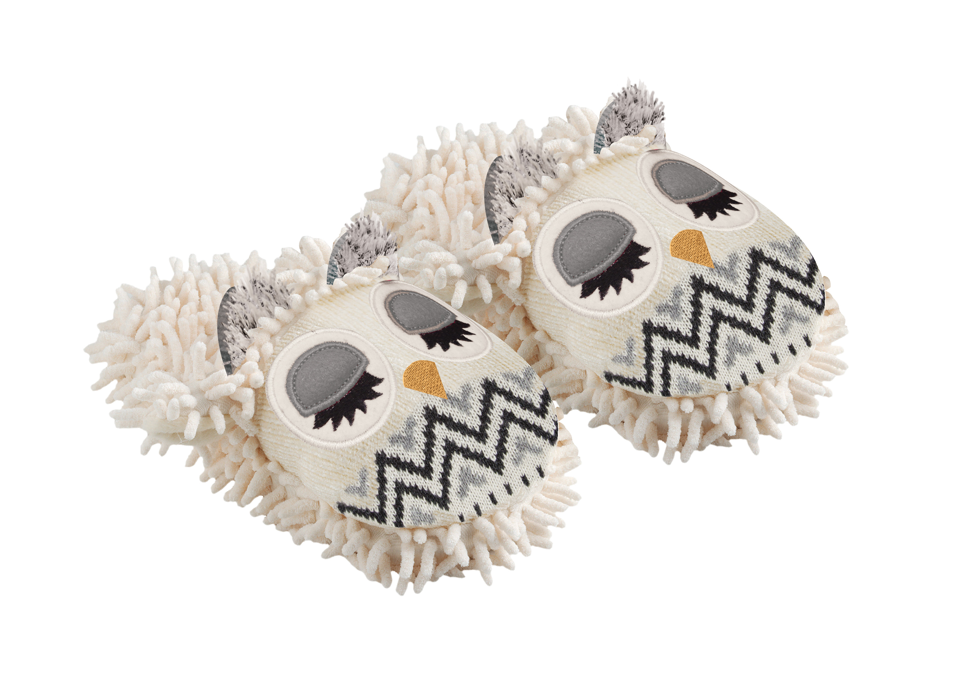 >Aroma Home Fuzzy Friends Slippers Lamb