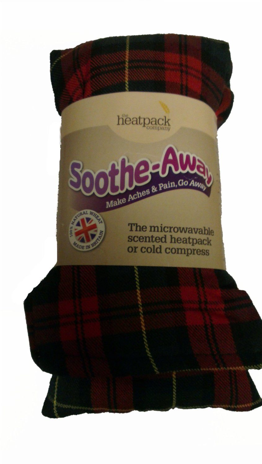 Herbal Heat Pack Lavender Wheat Bag Tartan