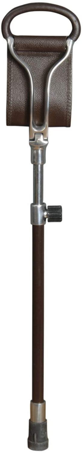 High Quality Walking Seat Stick adjustable with rubber ferrule - Promenade