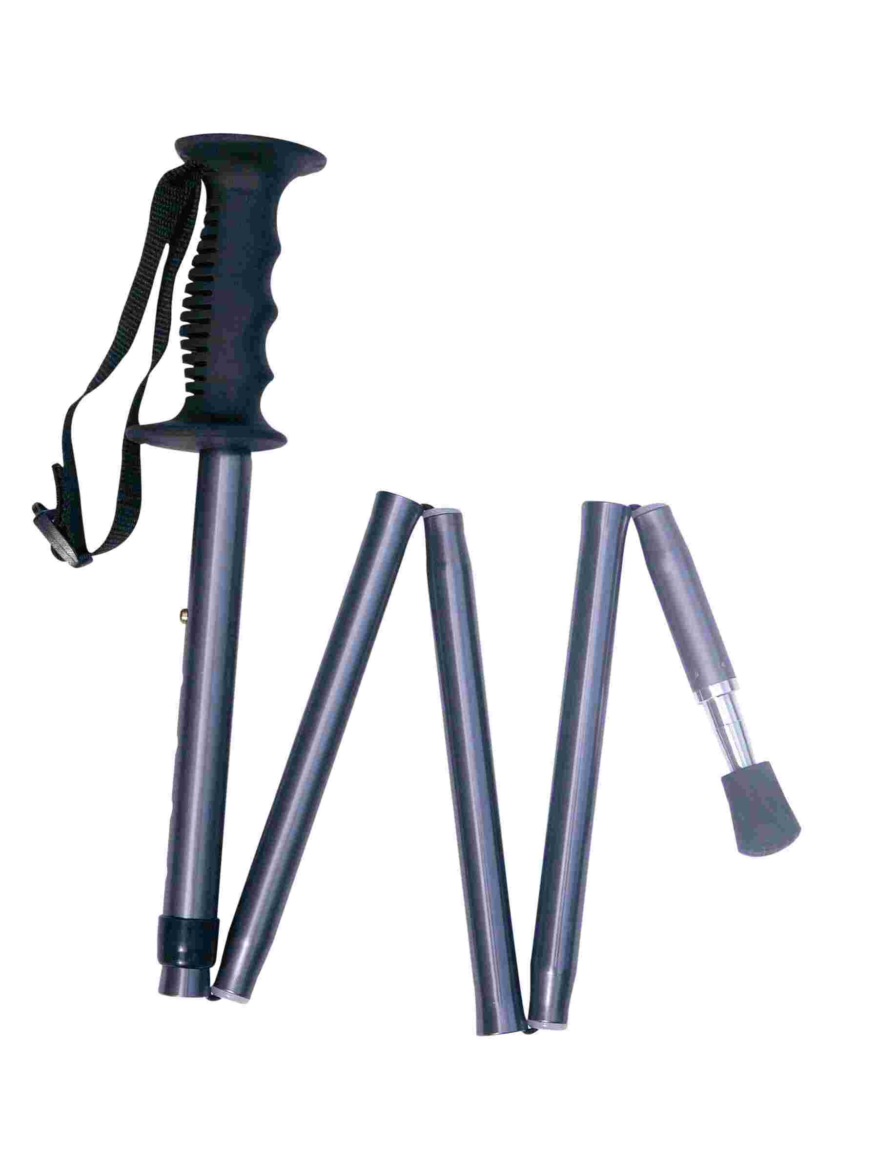 Folding trekking pole, folding hikking pole.