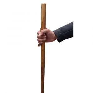 Natural Wood Hiking Staff with spike Height 132cm
