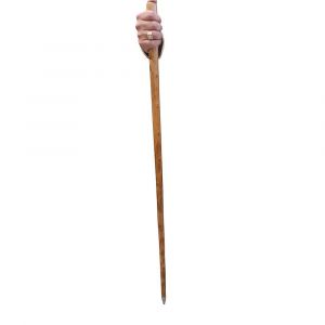 Natural Wood Hiking Staff with spike Height 132cm