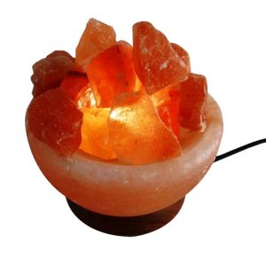 Himalayan Salt bowl lamp