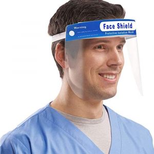 Amazing Health Protective Safety Shield, Visor, Anti Fog UK Seller - Blue (Pack of 2)