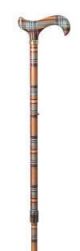 Tartan Pattern Walking Stick for Men and Women