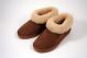 Ladies Full Sheepskin Chestnut Slipper Boot - Size 7