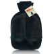 Foot Muff Hot Water Bottle - Black Foot Warmer with 2L Bottle for Long Lasting Warmth