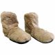 Snuggles Microwave Ladies Boot Slippers, Size 4-7, Light Grey