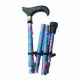 Folding Floral Patterned Walking Stick