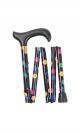 Folding walking stick multi spots 