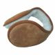 Tan Sheepskin Ear Muffs Luxurious Soft clip around without head band