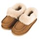 Ladies Sheepskin Chestnut Slipper Boot SIZE 4 New Design