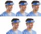 Amazing Health Protective Safety Shield, Visor, Anti Fog UK Seller - Blue (Pack of 5)