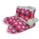 Winter Boot Slippers for Women, Spotted Pink