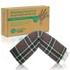 Amazing Health Heat Pack Cotton Tartan Microwave Wheat Bag 42cm Long (Lavender, Grey Tartan)