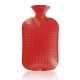 Fashy hot Water Bottle, Rubber, Red