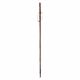 Chestnut wooden hiking stave with spike - Stag