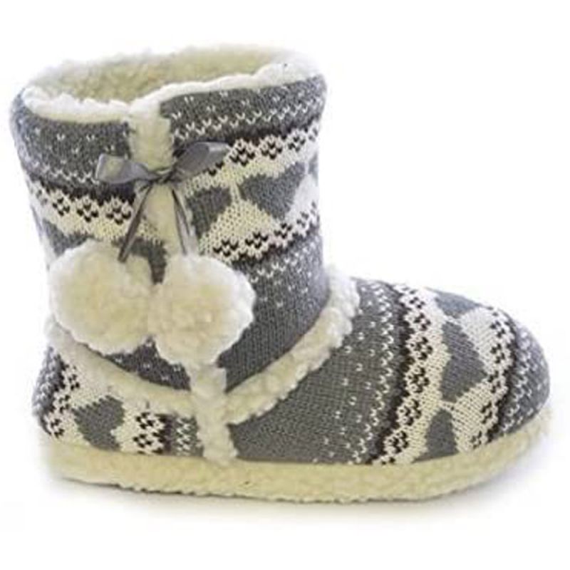 Ladies boot slippers on sale