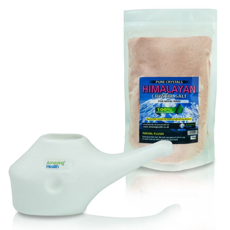 Amazing health Neti Pot and Himalayan salt